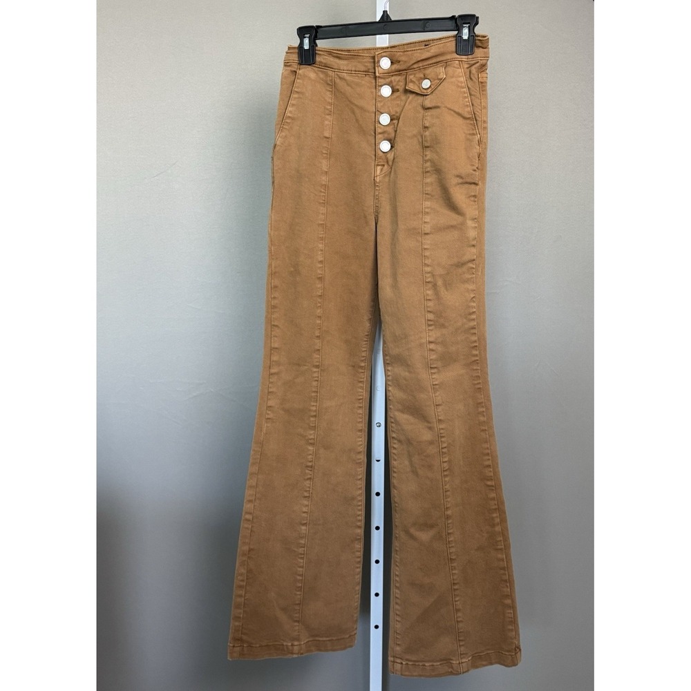 Blank NYC GOLDEN LATTE Wide Leg PANT Size 27 (LONG)